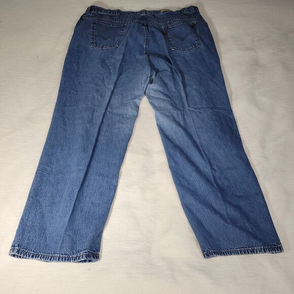 Vtg Levis Jeans Mens Sz 42X29 Blue Comfort Fit Retro Workwear Y2K Utility Work - Picture 2 of 16